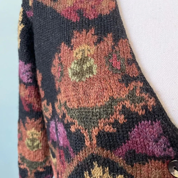 Peruvian Connection Multicolor Cardigan - Picture 2 of 7